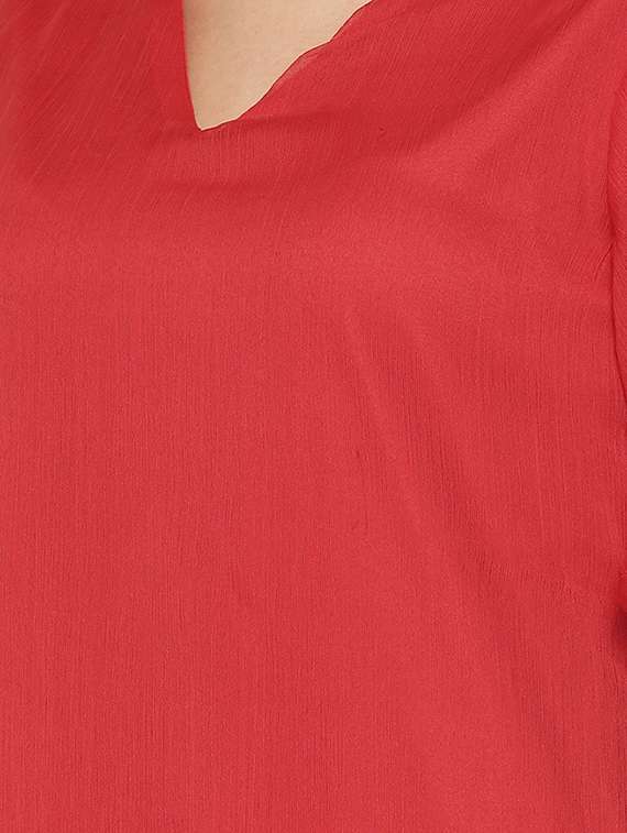 women's shift solid dress - 14562668 -  Standard Image - 4