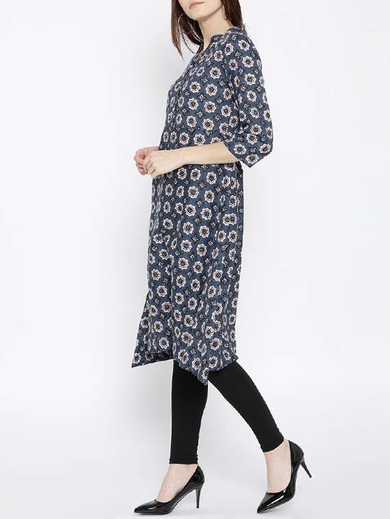 women's asymmetric kurta - 14563439 -  Standard Image - 1