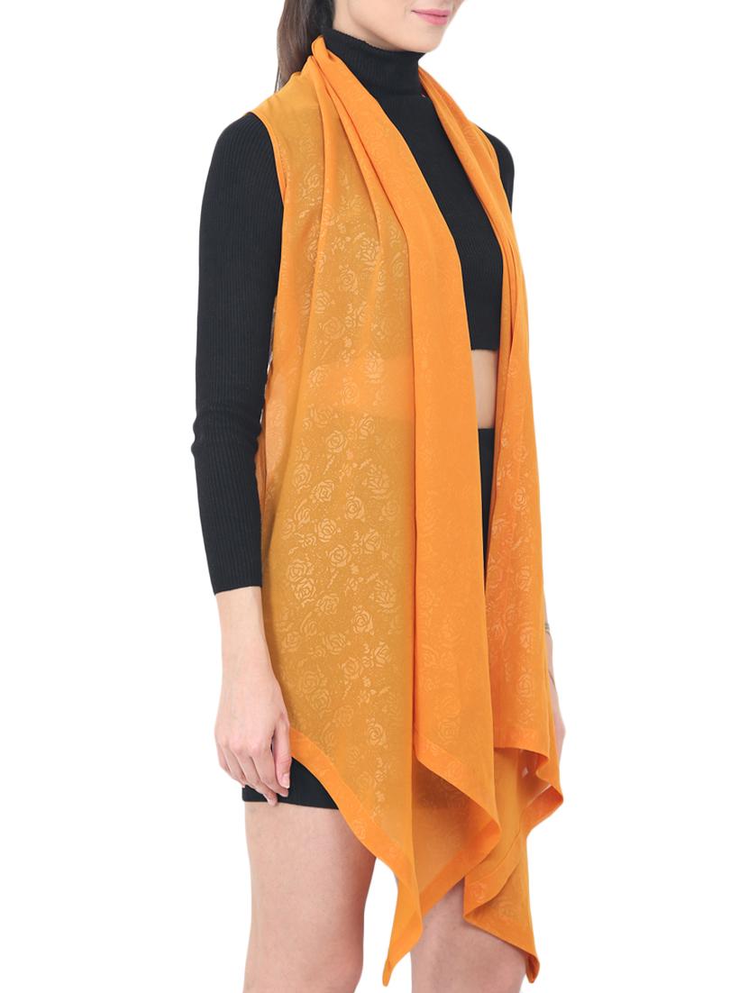 orange asymmetric shrug - 14564678 - Standard Image - 1
