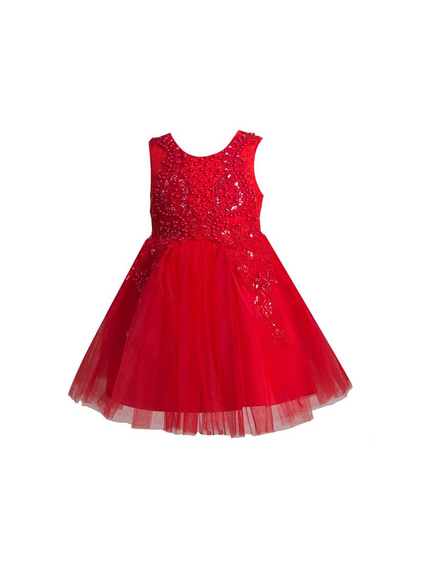 red net frock