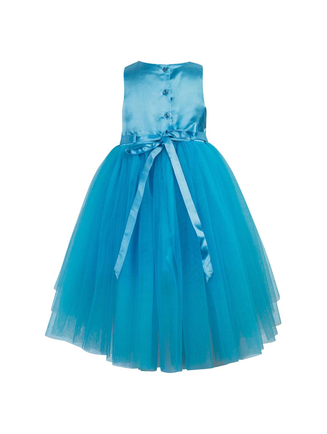blue net party gown - 14568430 - Standard Image - 1