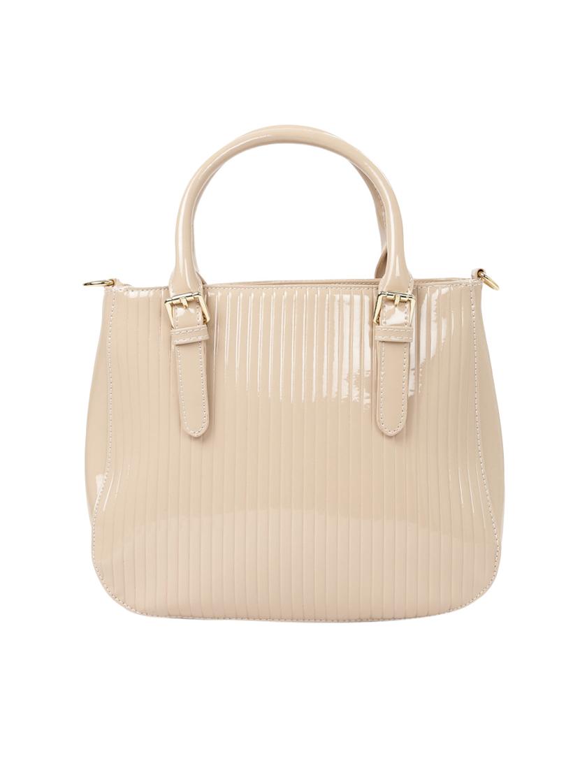 pink leatherette regular handbag - 14578856 - Standard Image - 1