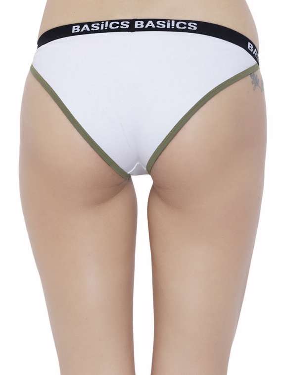 contrast seam thong panty - 14582538 -  Standard Image - 1