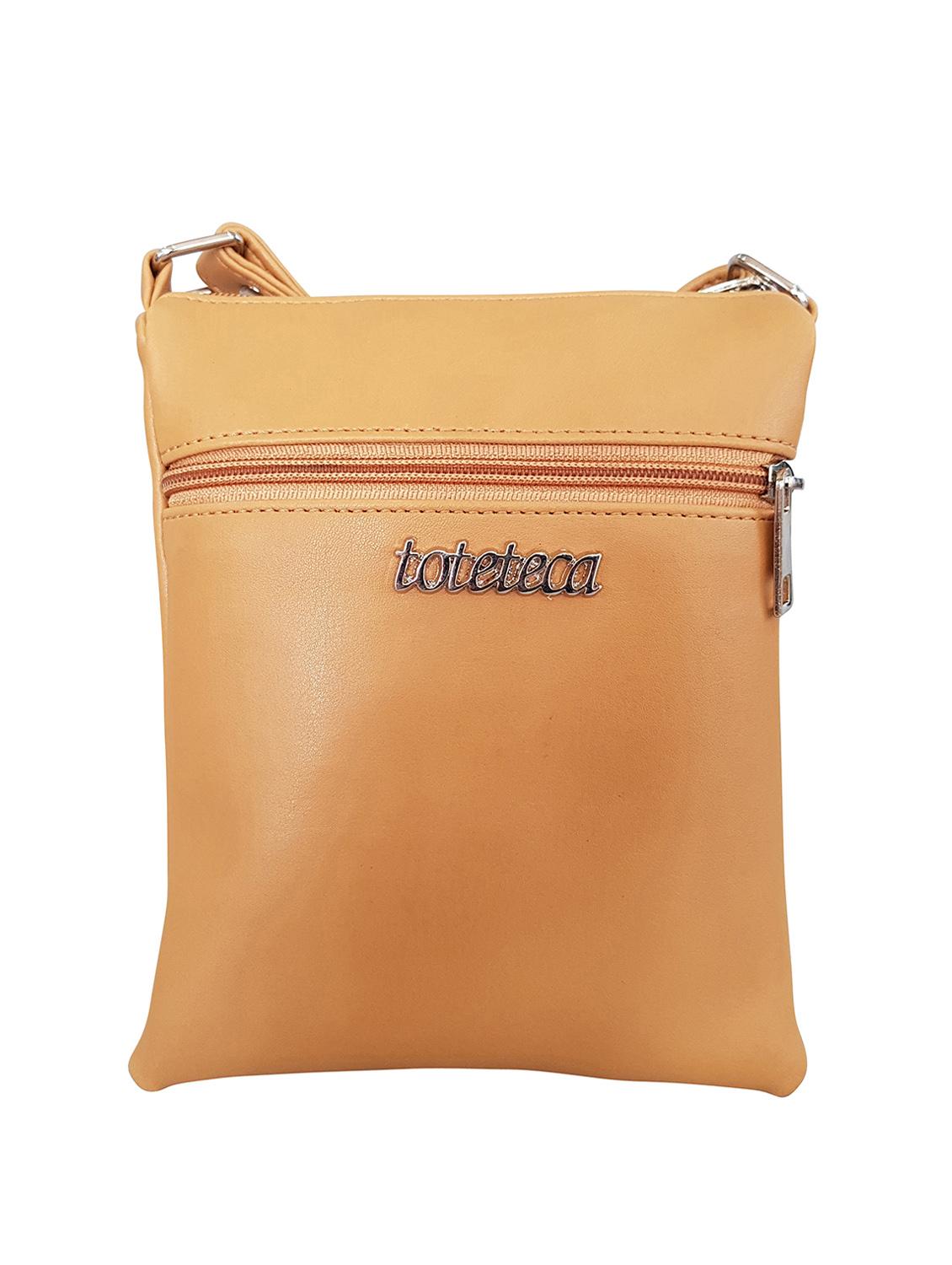 beige leatherette  regular sling bag - 14585422 -  Standard Image - 1