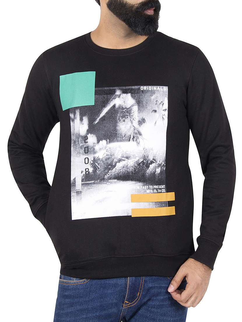 black wool  sweatshirt