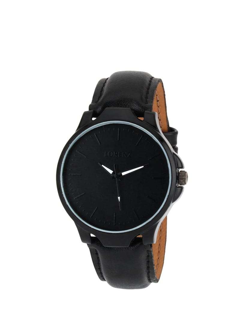 lorenz mk-1064a black edition men's analog watch