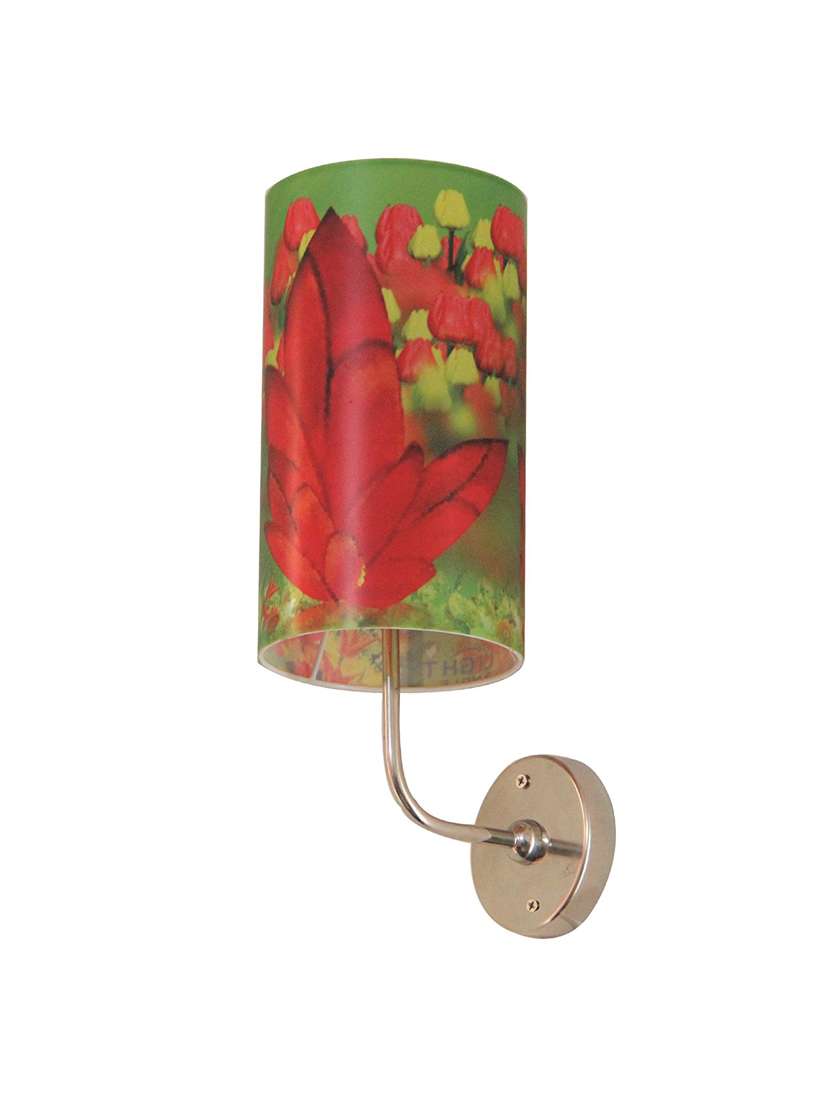 handmade plastic with color paper sheet crafted sceneted wall sconce lamp