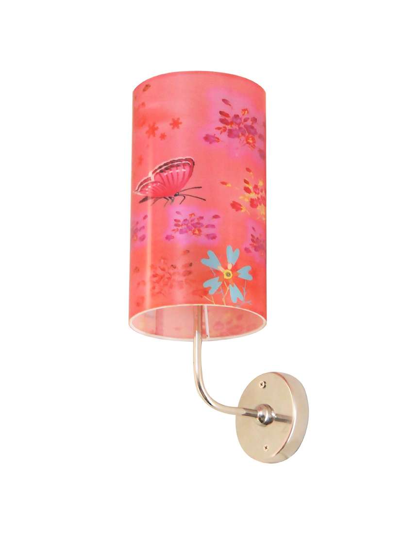 handmade plastic with colored paper sheet crafted sceneted wall sconce lamp