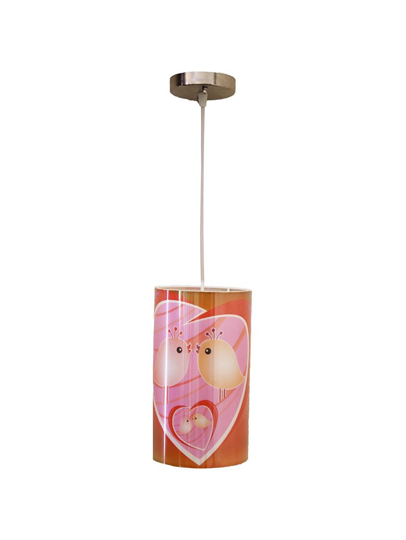 handmade plastic with color paper sheet crafted bird sceneted wall sconce lamp - 14597392 -  Zoom Image - 0