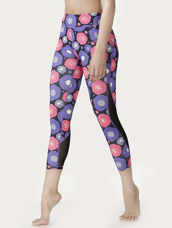 Buy online Multi Colored Legging from Capris & Leggings for Women by