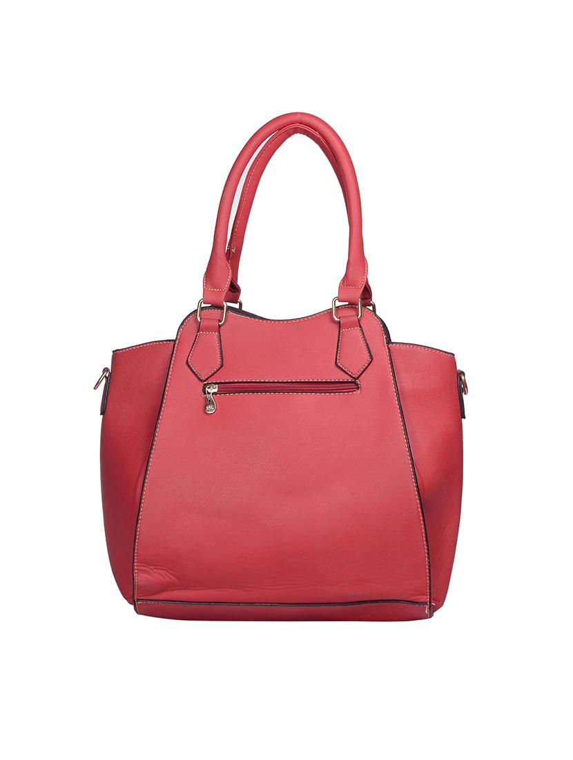 red leatherette regular handbag - 14604898 - Standard Image - 1