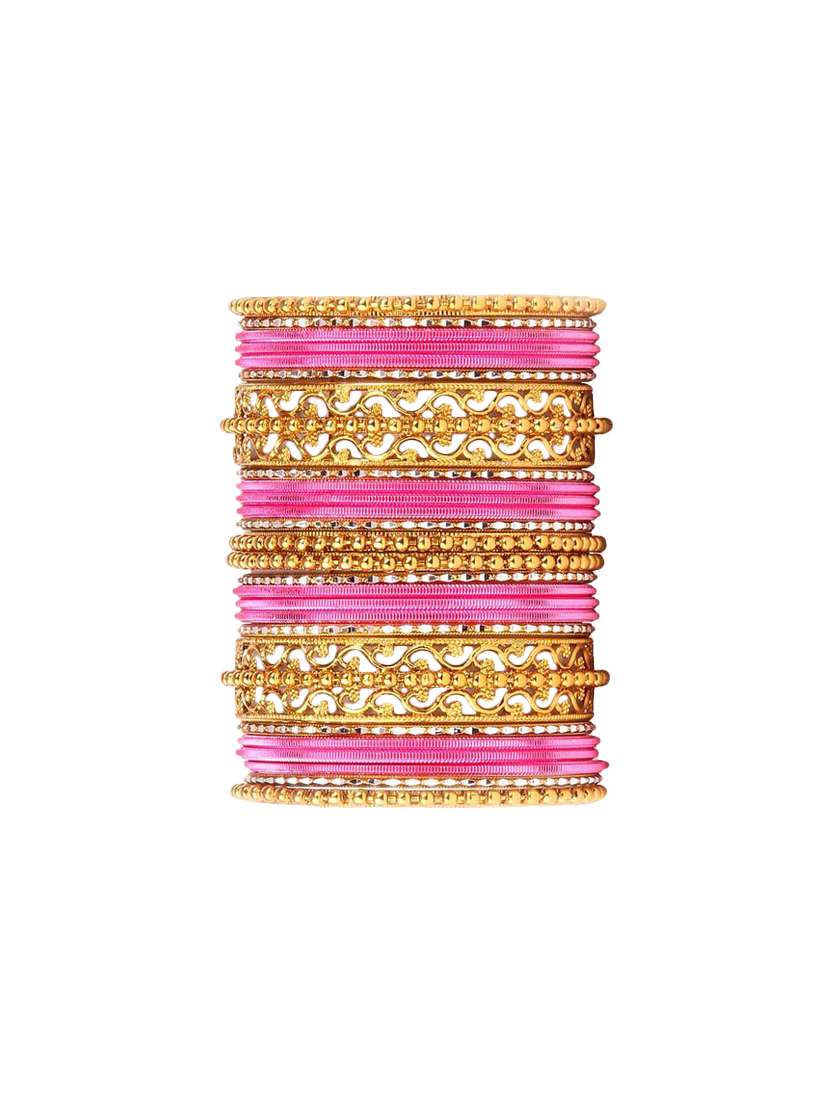 pink metal bangle