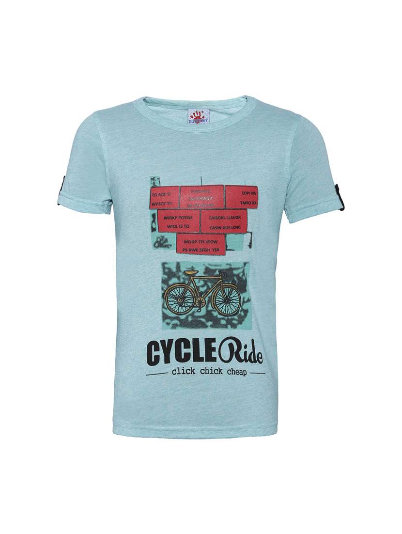 round neck graphic print t-shirt