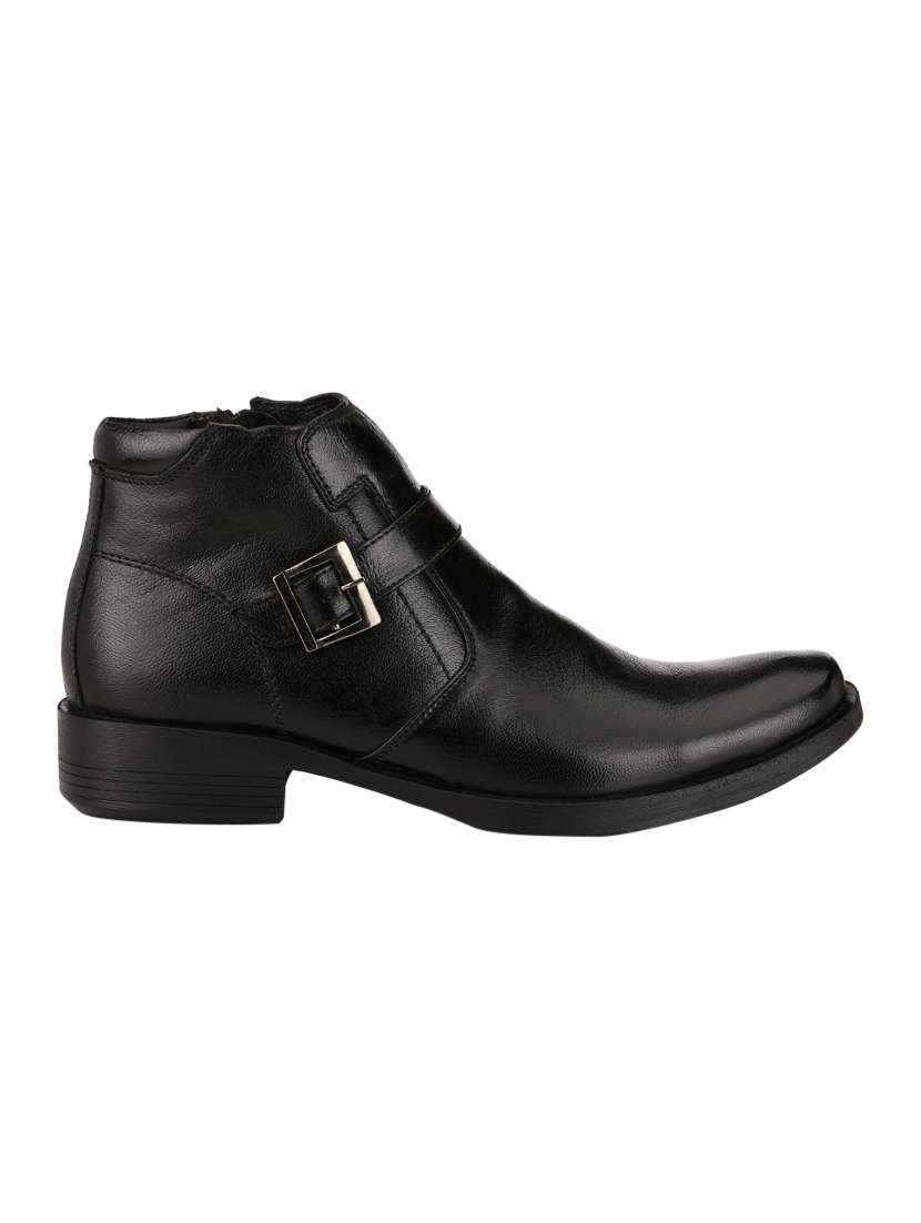 black leather slip on shoes - 14617773 - Standard Image - 1