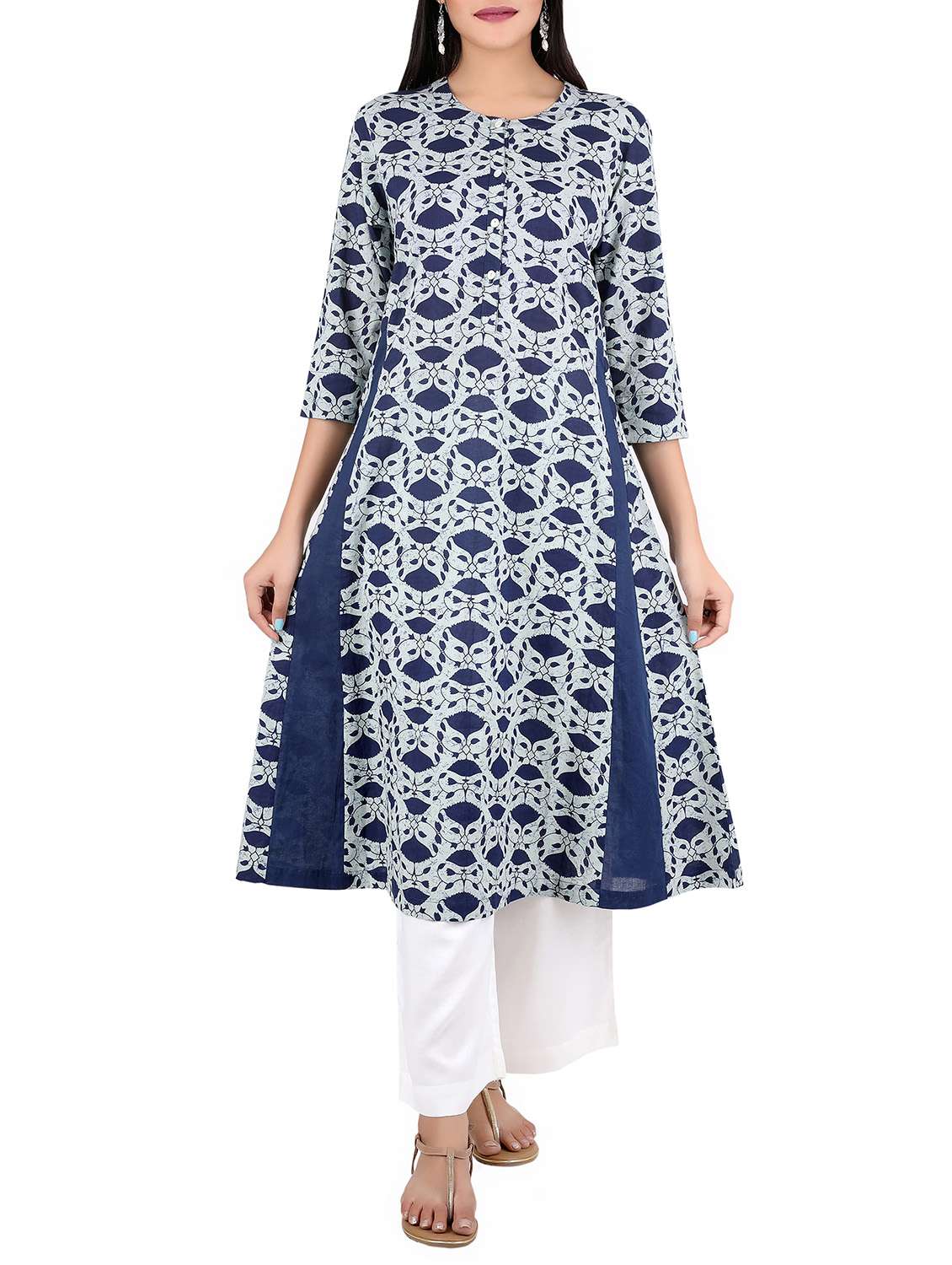 indig printed kurta