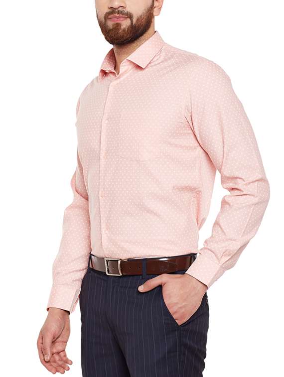 pink cotton formal shirt - 14619692 -  Standard Image - 1