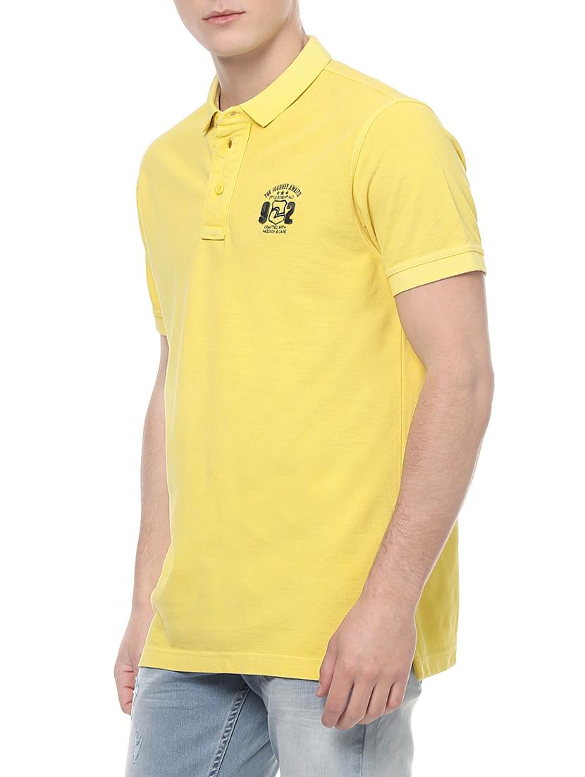 yellow cotton t-shirt - 14626054 - Standard Image - 1