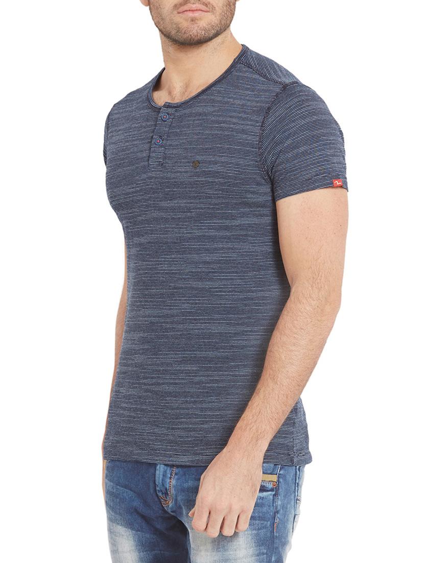 blue cotton t-shirt - 14626059 - Standard Image - 1