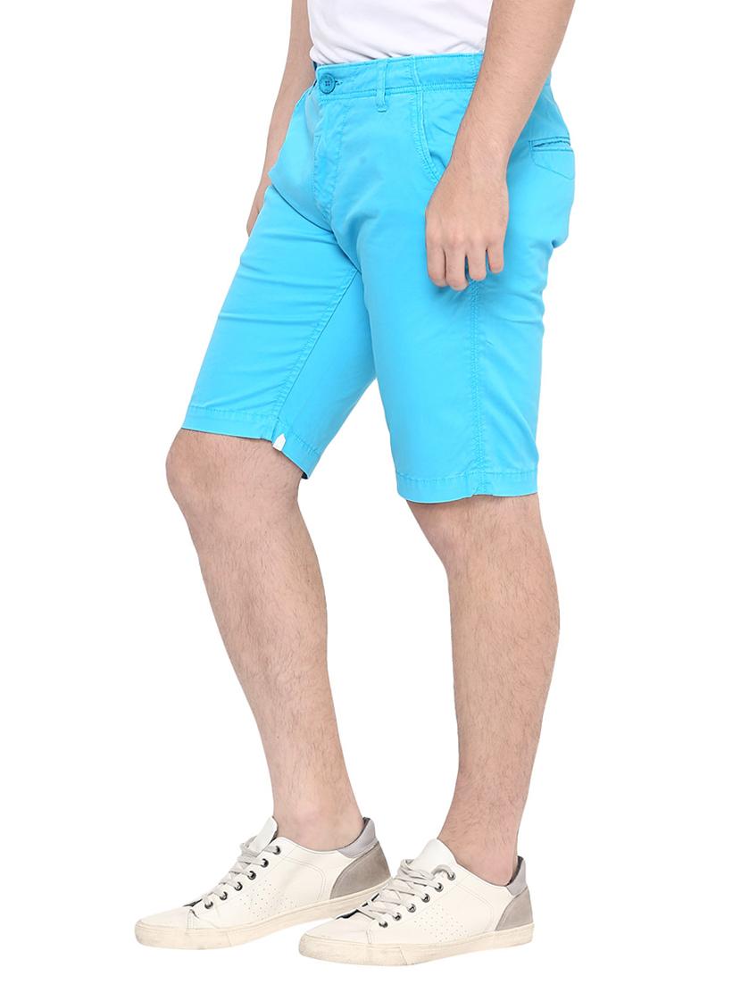 turquosie cotton shorts - 14626104 - Standard Image - 1