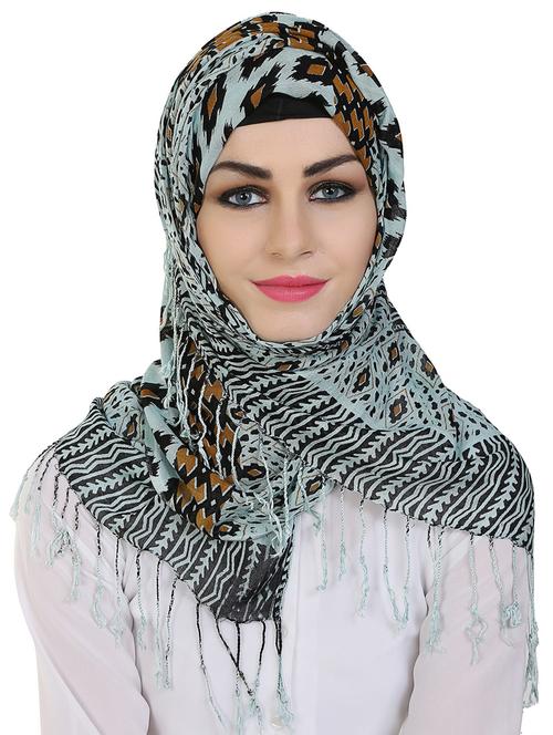momin libas multi colored viscose stole - 14626490 - Standard Image - 0
