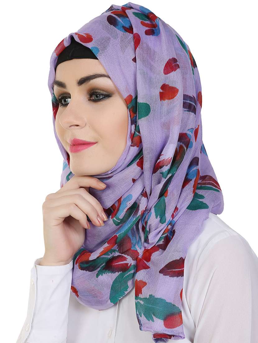 momin libas multi colored cotton stole - 14626513 -  Standard Image - 1