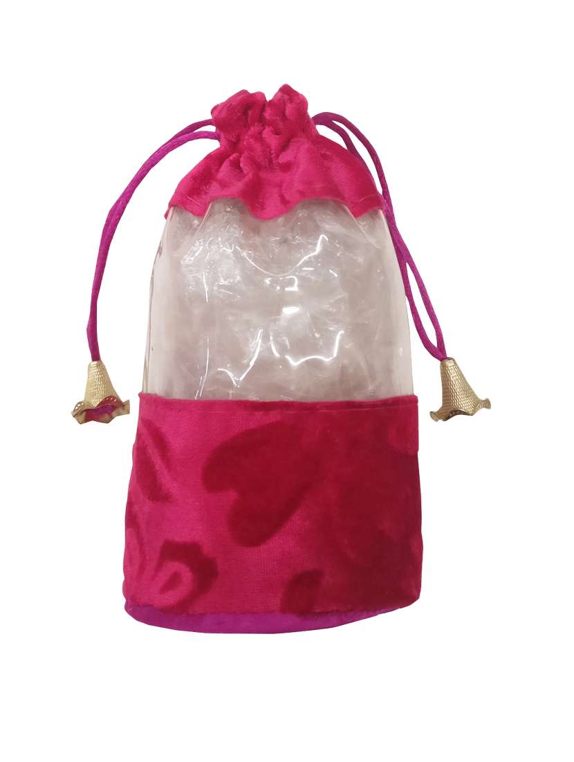 purple velvet regular potli