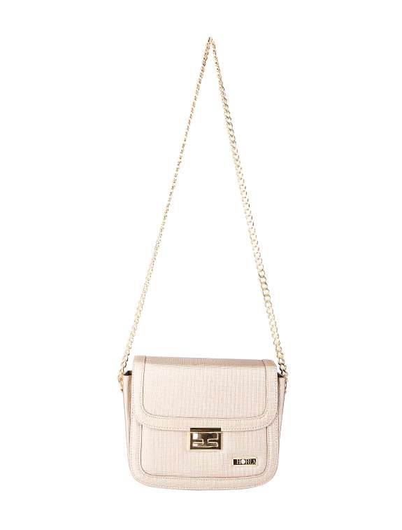 pink leatherette sling bag - 14631236 - Standard Image - 4