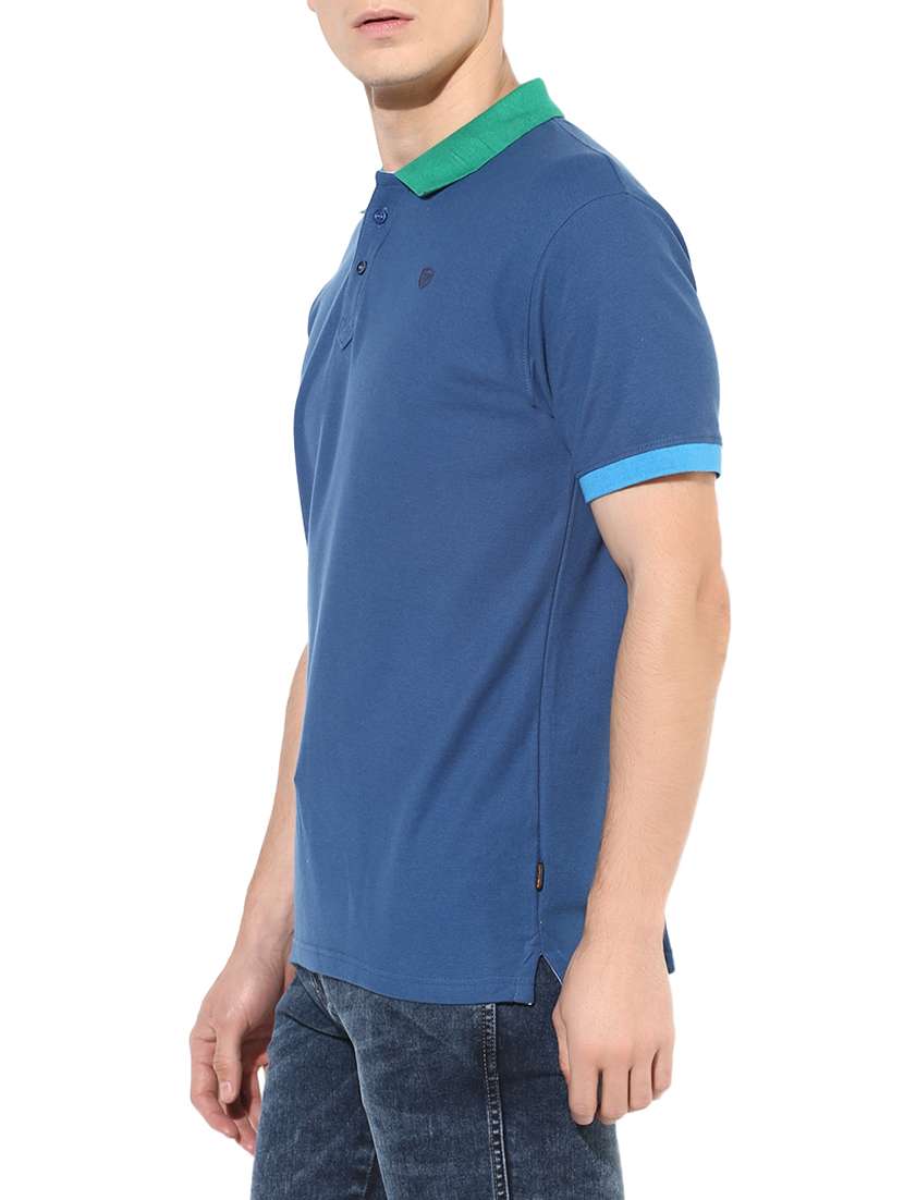 light blue cotton t-shirt - 14631571 - Standard Image - 1