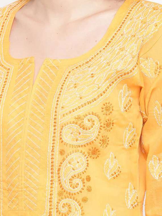 women's straight kurta - 14636521 - Standard Image - 4