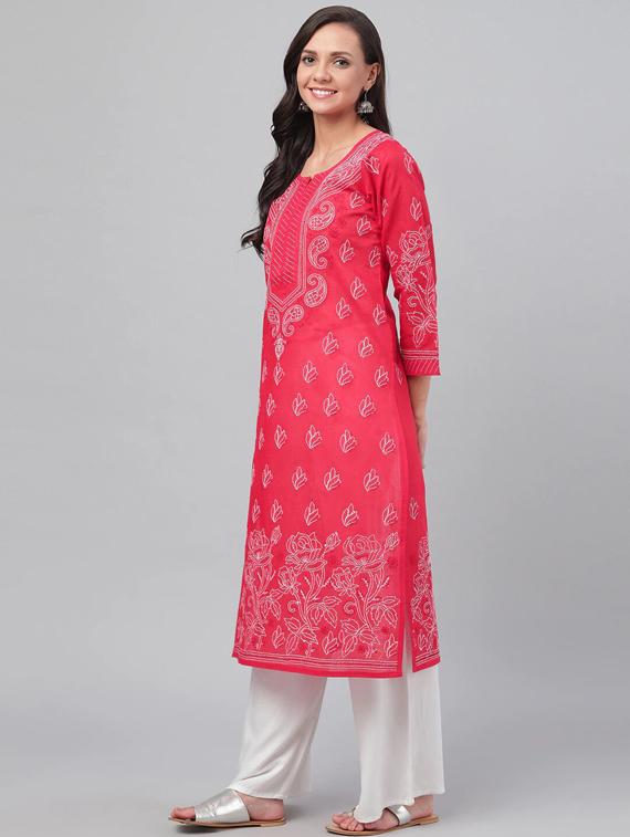 women's straight kurta - 14636604 -  Standard Image - 1