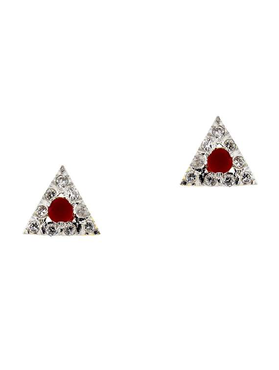 red brass pendants and earrings - 14638633 - Standard Image - 1