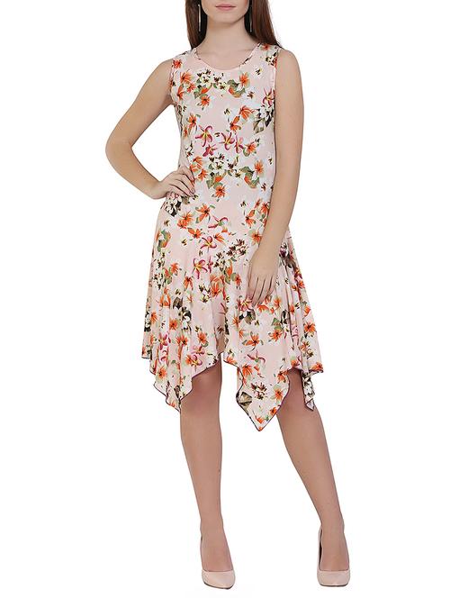 women's asymmetric floral dress - 14640280 -  Standard Image - 0