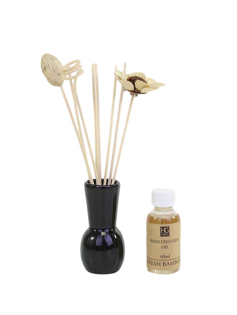 fresh bamboo ceramic reed diffuser with oil