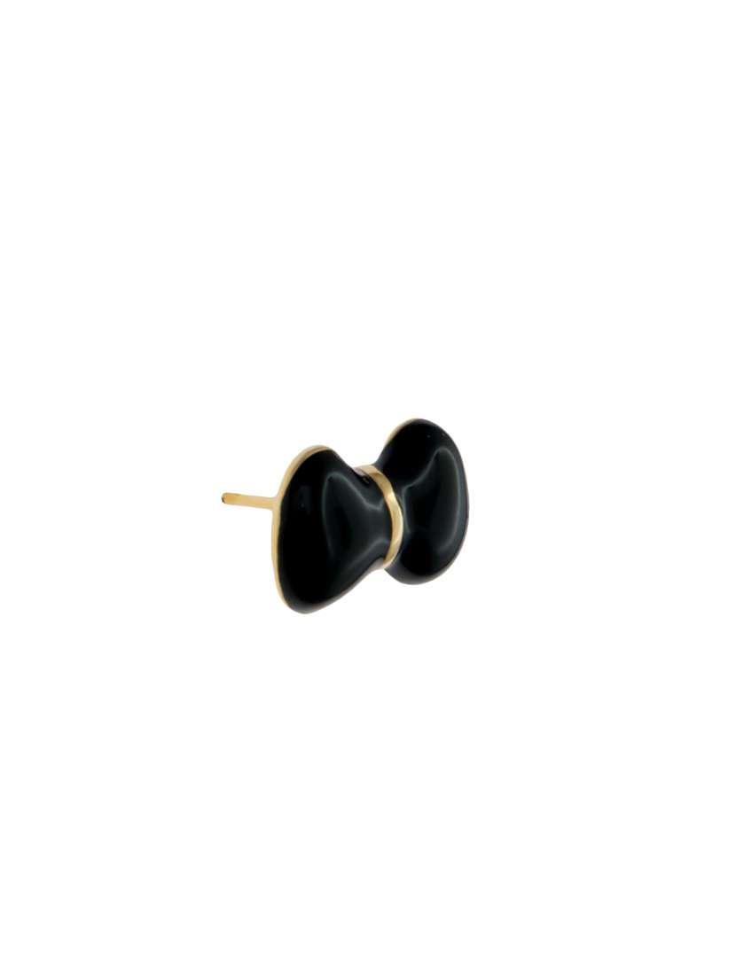 black metal studs earrings - 14651808 -  Standard Image - 1