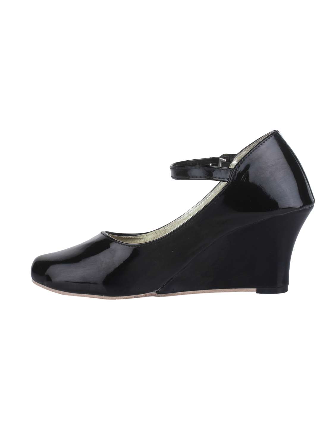 black ankle strap wedge - 14657049 -  Standard Image - 1