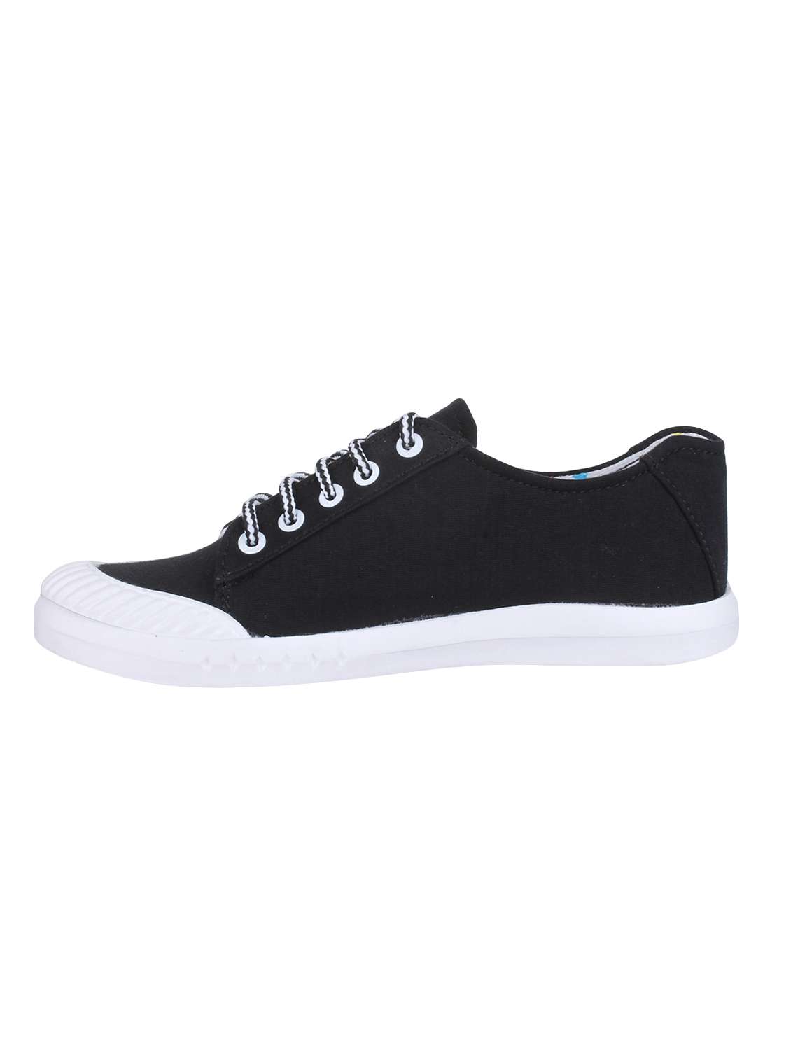 black fabric laceup sneakers - 14659794 -  Standard Image - 1