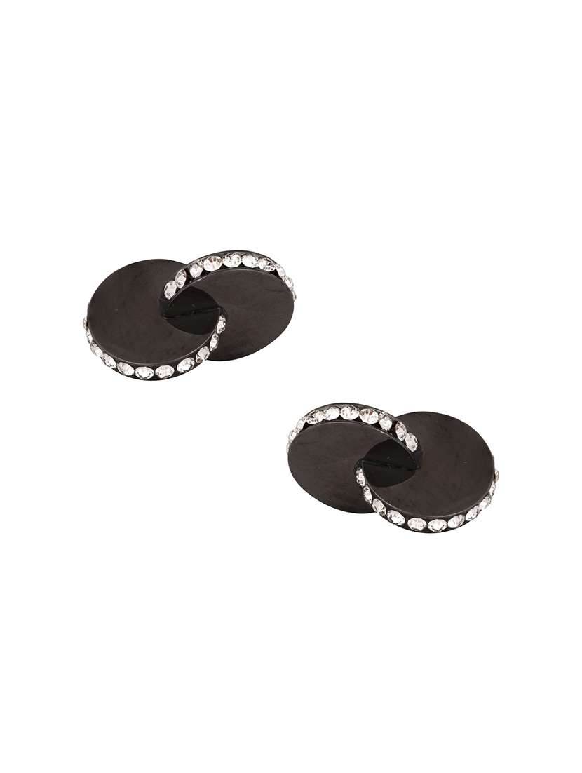 black metal cufflink