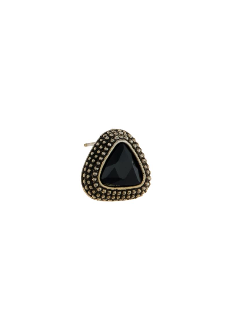 black metal studs earrings - 14662493 -  Standard Image - 1