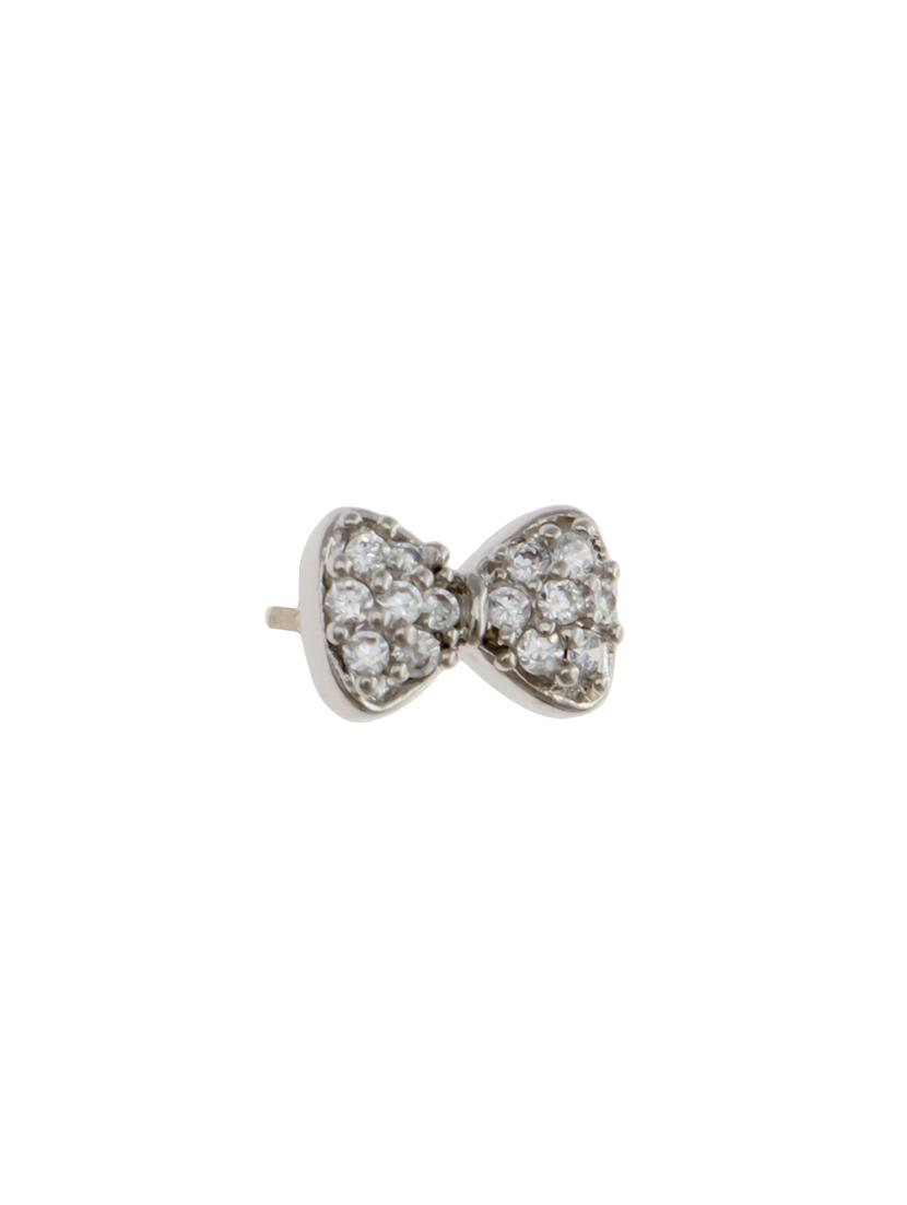 silver metal studs earrings - 14662495 - Standard Image - 1