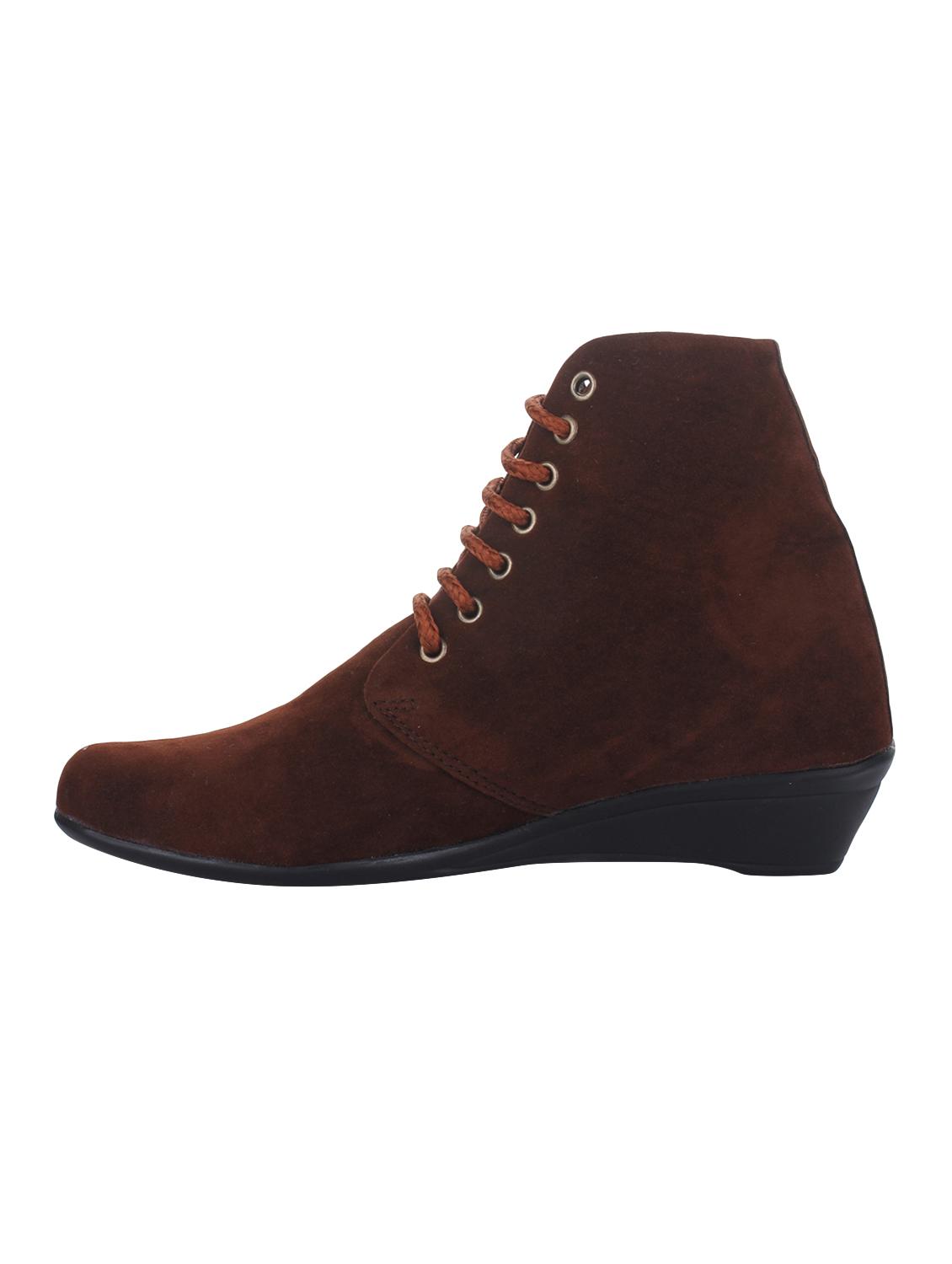 brown lace-up ankle boot - 14664835 -  Standard Image - 1