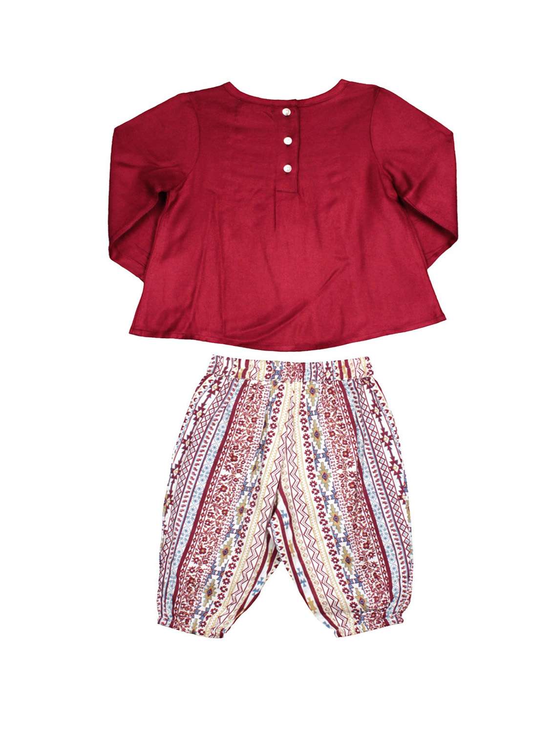 red viscose twin set - 14666098 -  Standard Image - 1