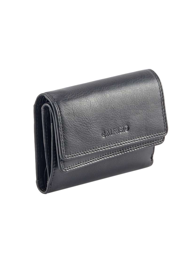 black leather wallet - 14666972 - Standard Image - 4