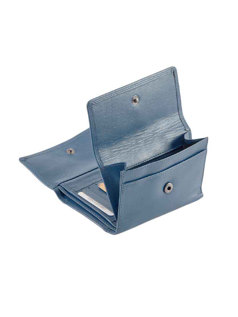 blue leather wallet - 14666973 - Standard Image - 4