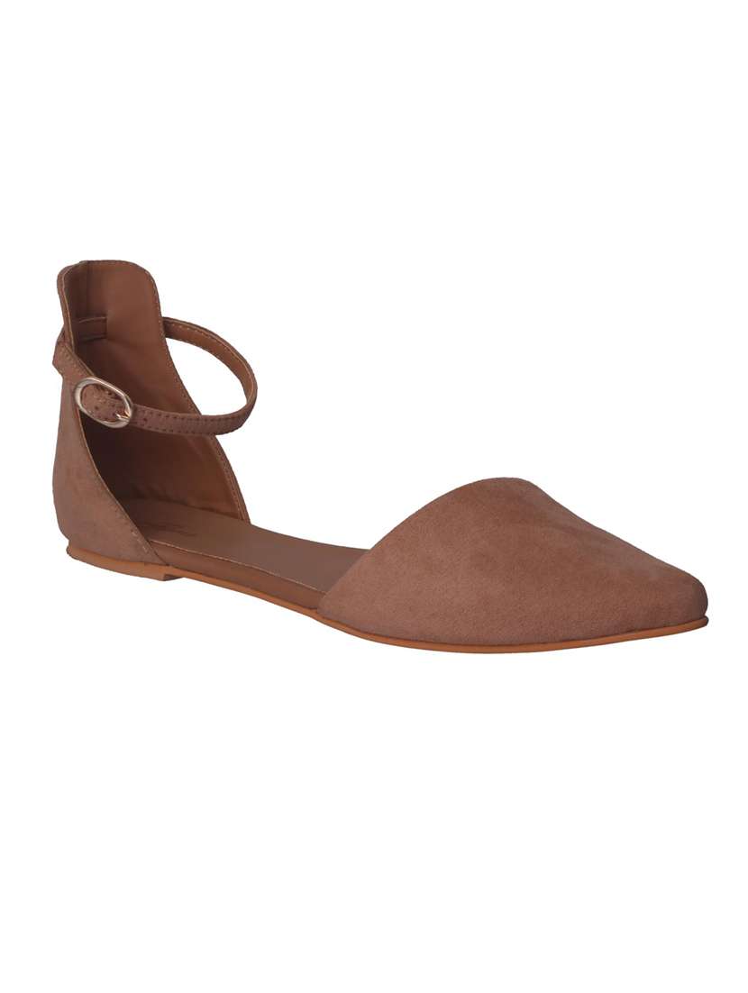 brown ankle strap sandal