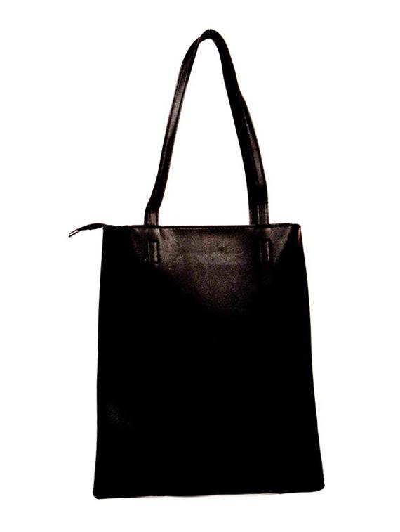 black leather handbag - 14677550 -  Standard Image - 1
