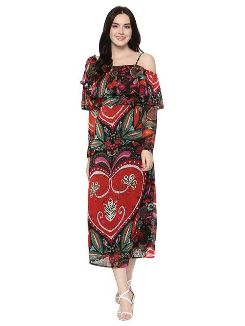 women's  self design dress - 14679286 -  Standard Image - 0