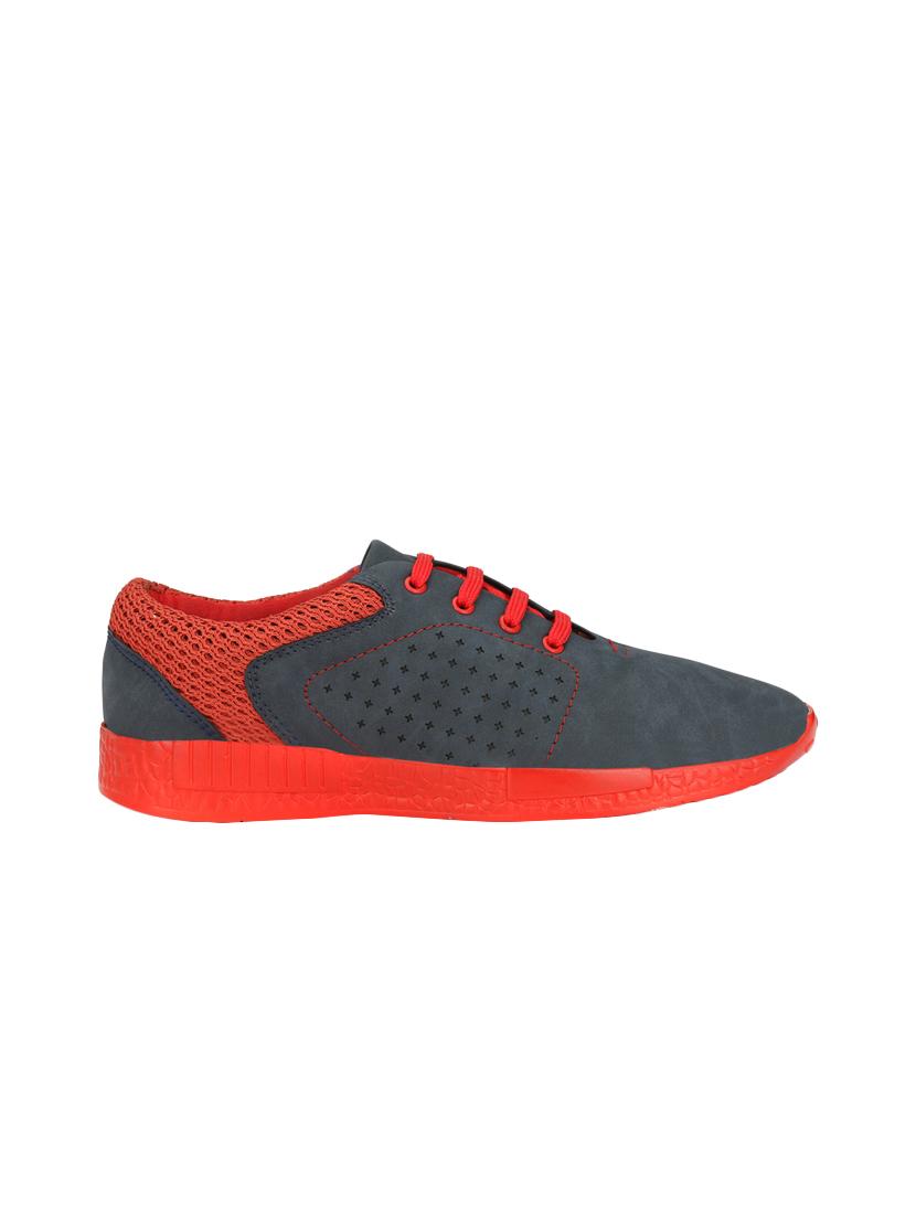 grey leatherette lace up shoe - 14704190 - Standard Image - 1