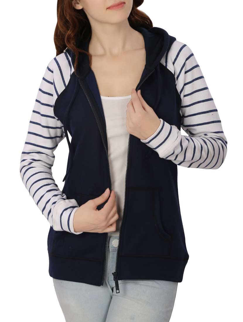 navy blue hooded sweatshirt