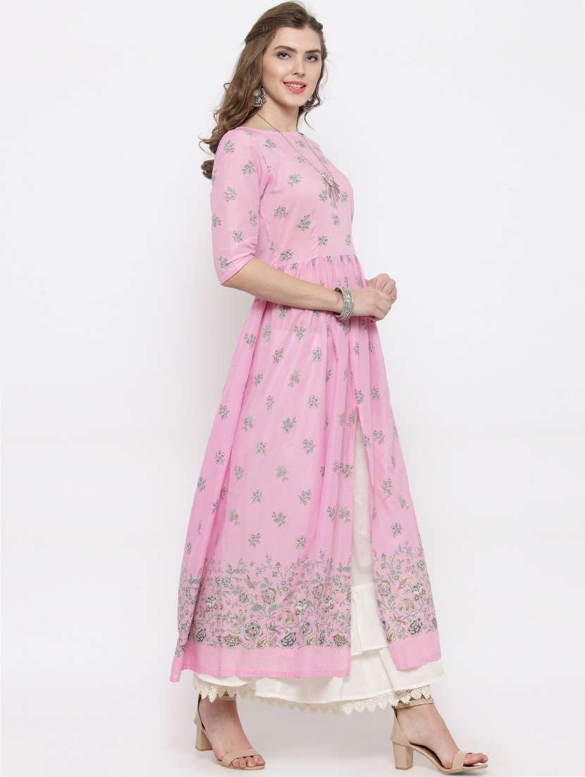 women's flared kurta - 14712663 - Standard Image - 1