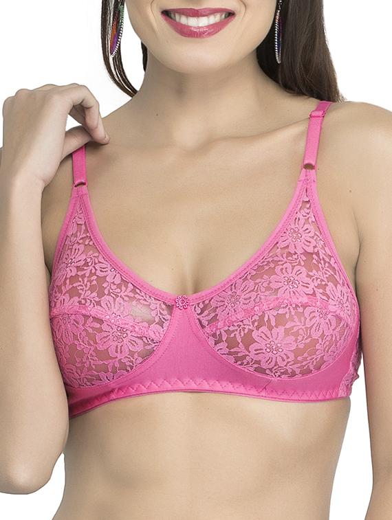set of 2 floral lace minimizer bra - 14716916 -  Standard Image - 1